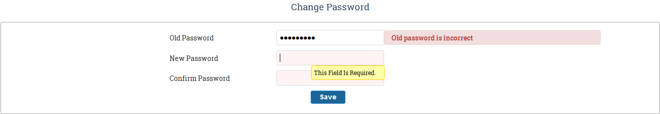 Change Password